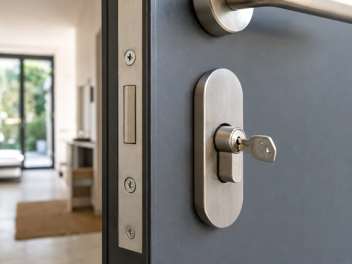 Bombín de puerta compatible con una cerradura inteligente