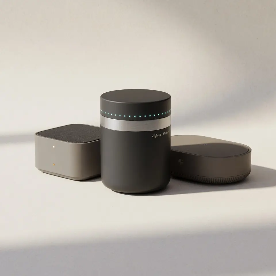 Hubs domóticos Zigbee y Matter multiprotocolo