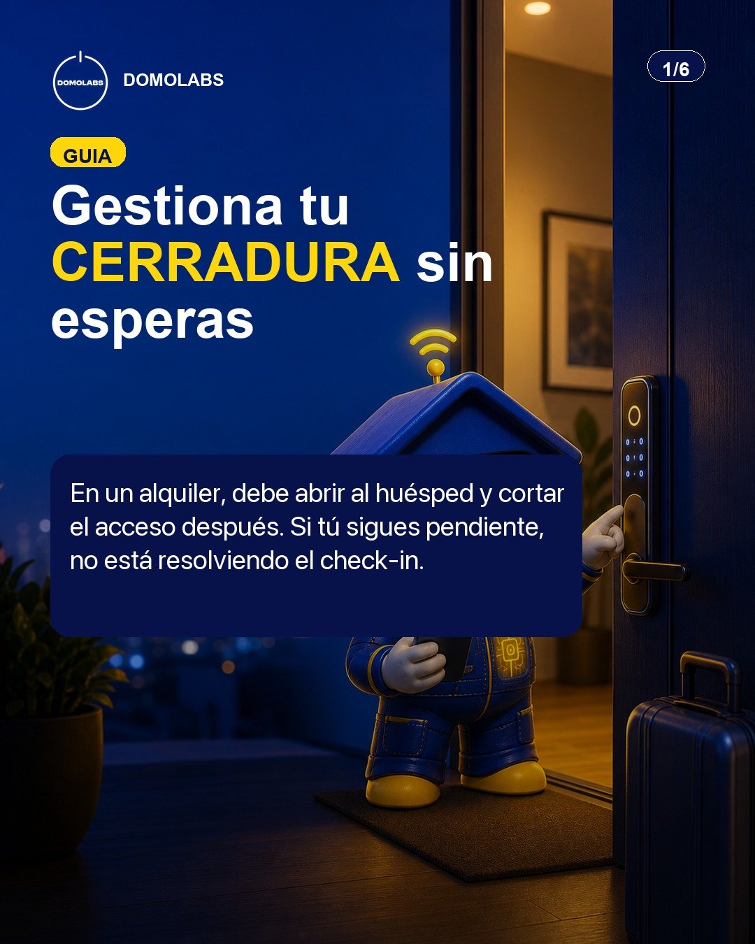 Automatiza tus llegadas y olvida las llaves