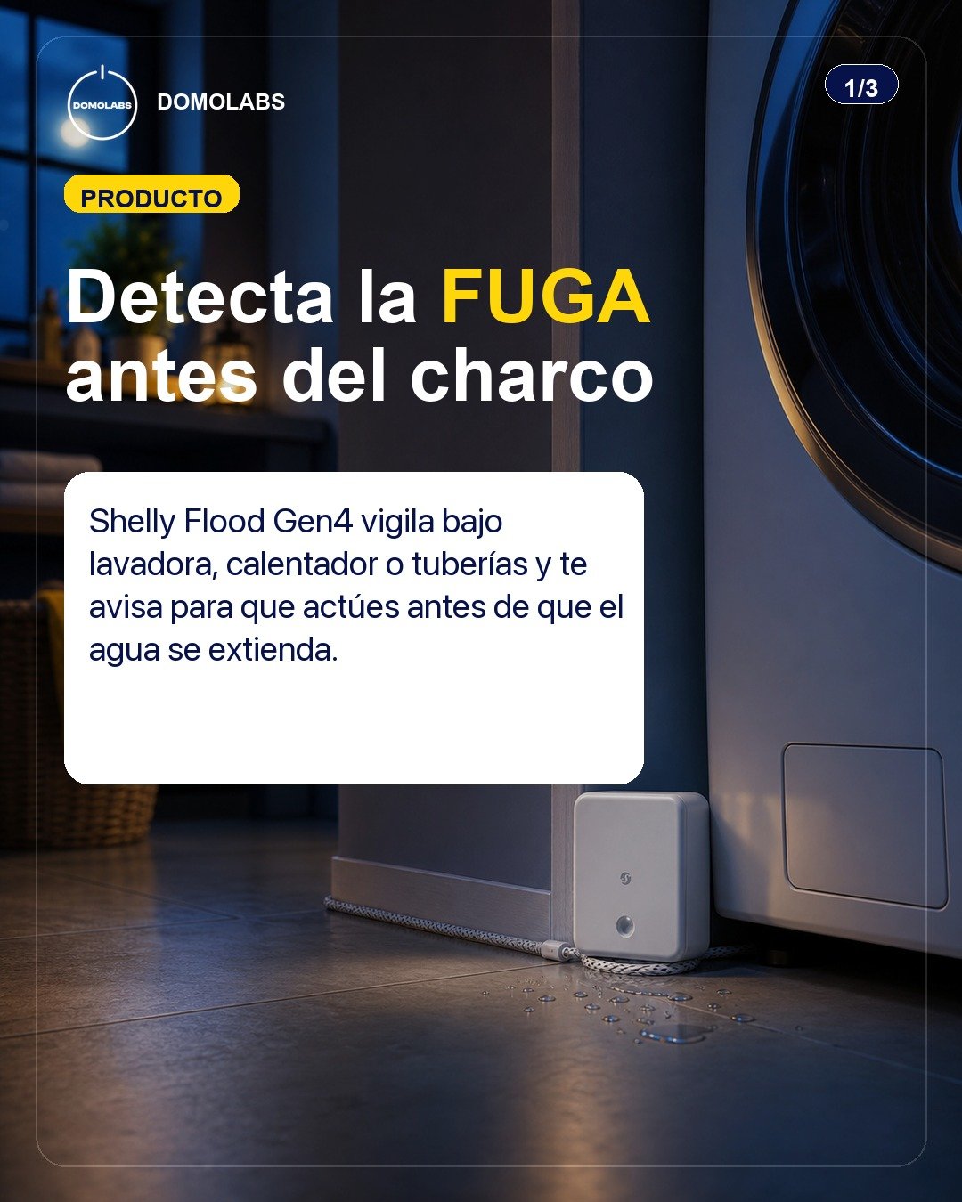 Evita desastres domésticos con este pequeño sensor