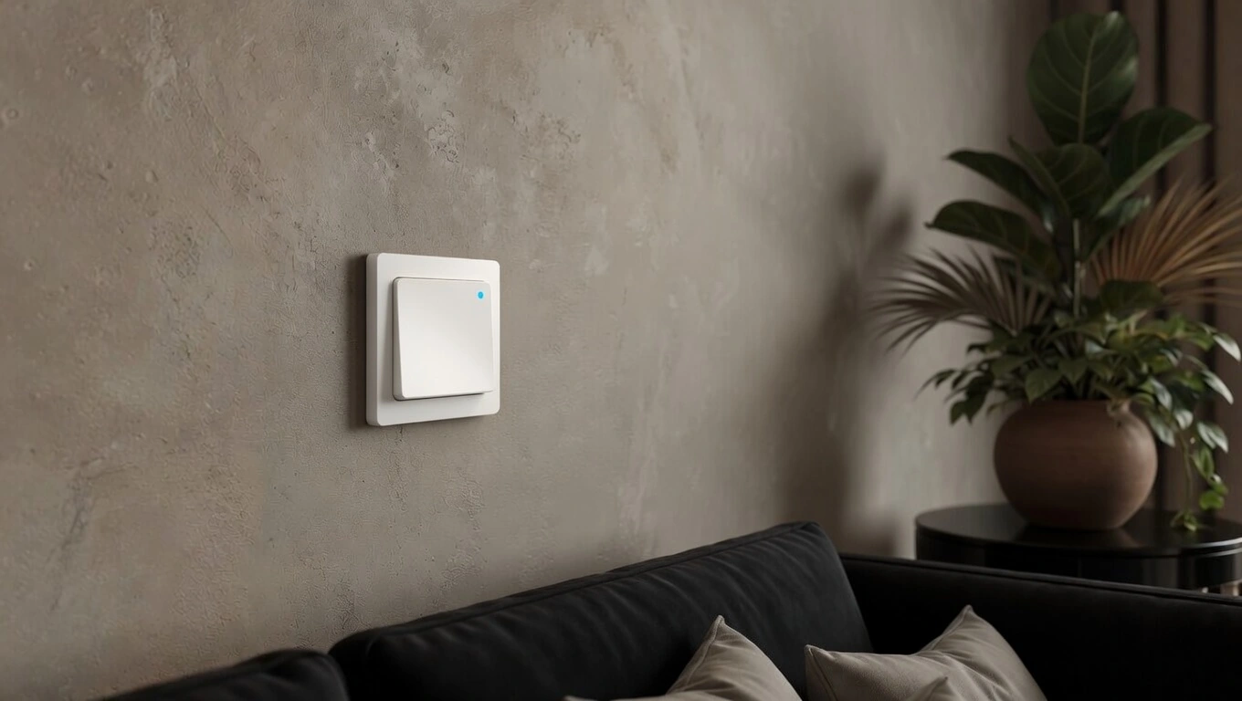 Interruptores de pared domotizados